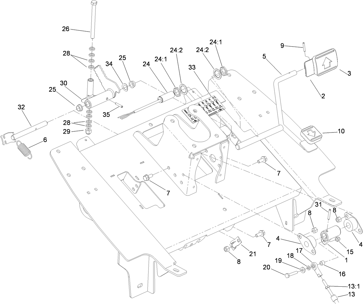 Traction Pedal Assembly