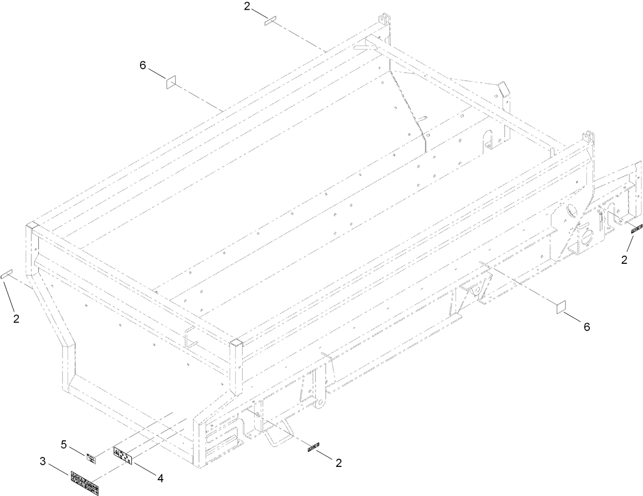 Box Frame Decal Assembly No. 120-0890