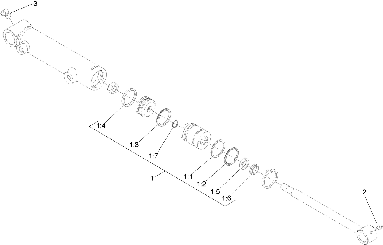 Hydraulic Cylinder Assembly No. 119-6988