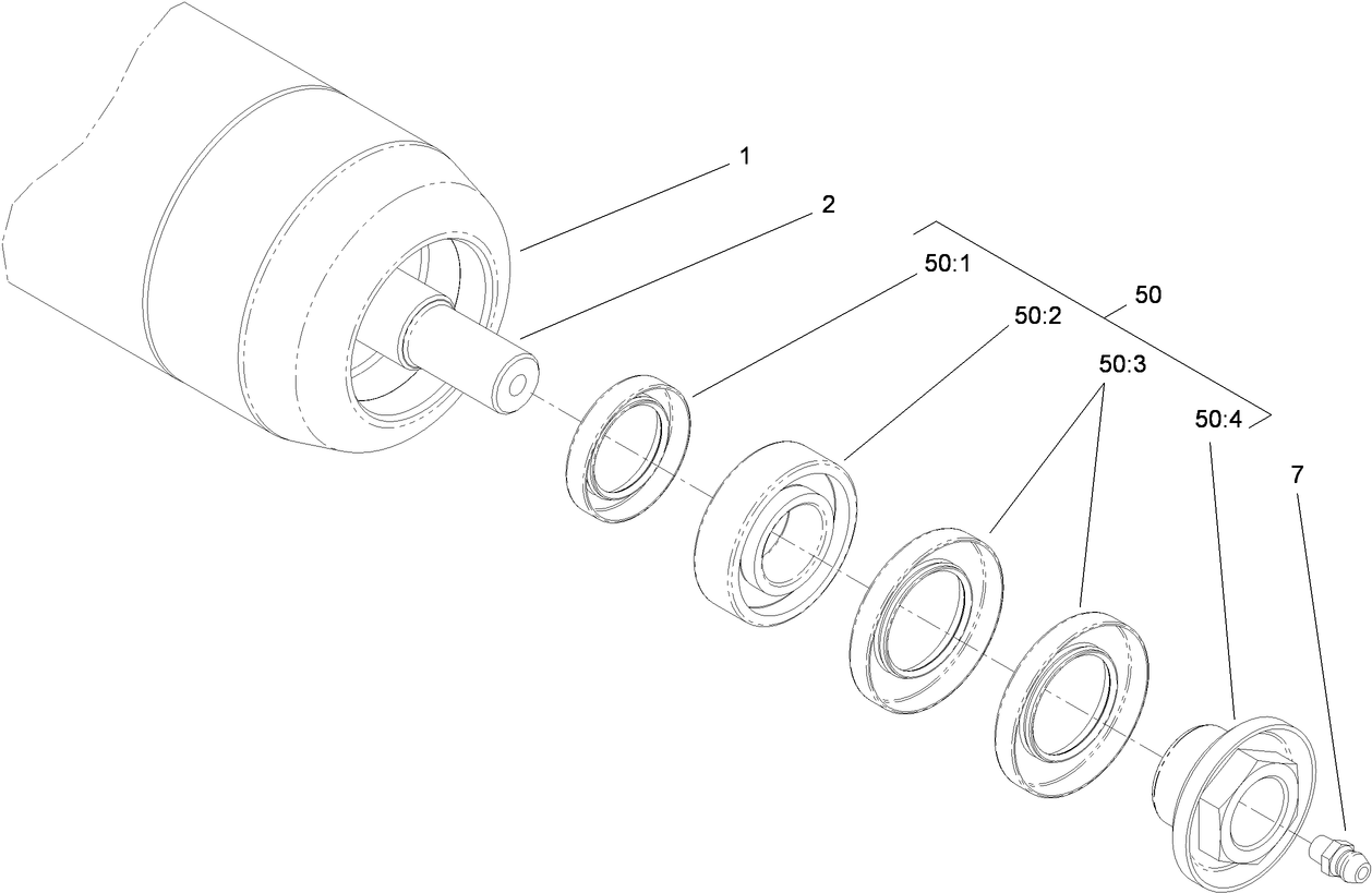 Long Roller Assembly No. 112-8961