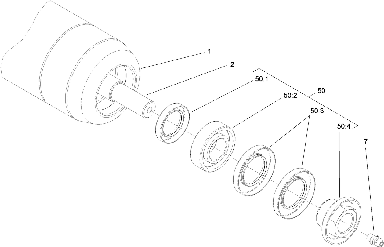 Optional Full Front Roller Assembly No. 114-9384