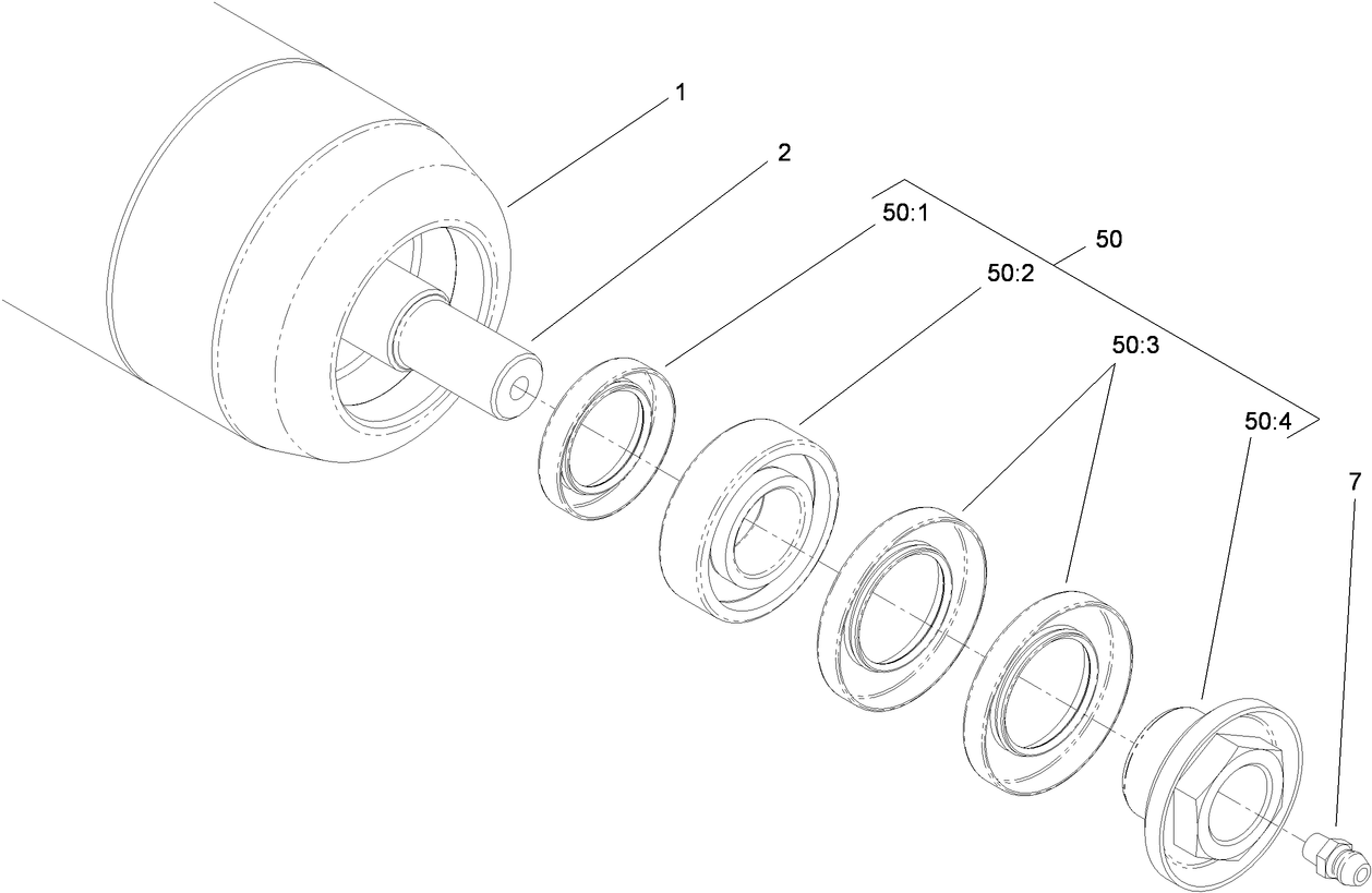 Long Roller Assembly No. 112-8915