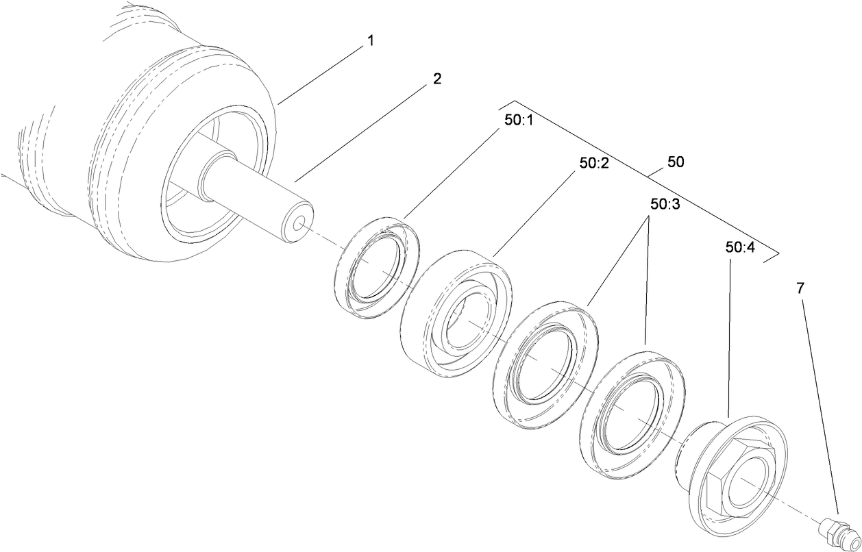 Optional Shoulder Roller Assembly No. 119-0630