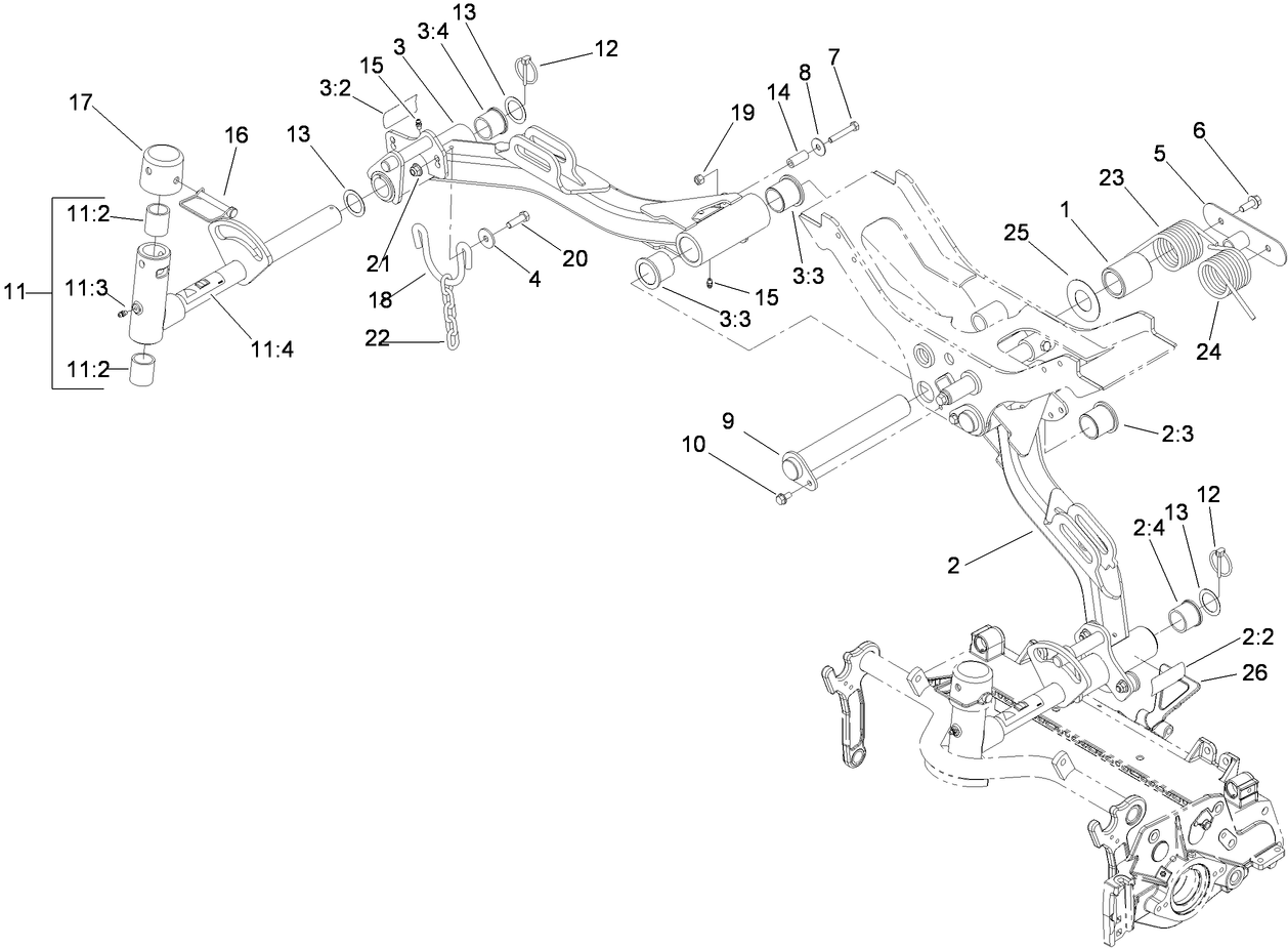 Rear Lift Arm Assembly