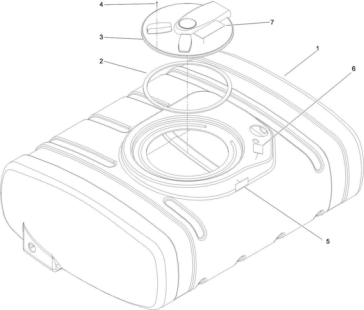 Replacement 200-Gallon Tank Assembly No. 119-9405