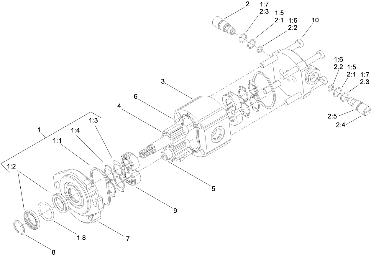 Hydraulic Motor Assembly No. 110-1717