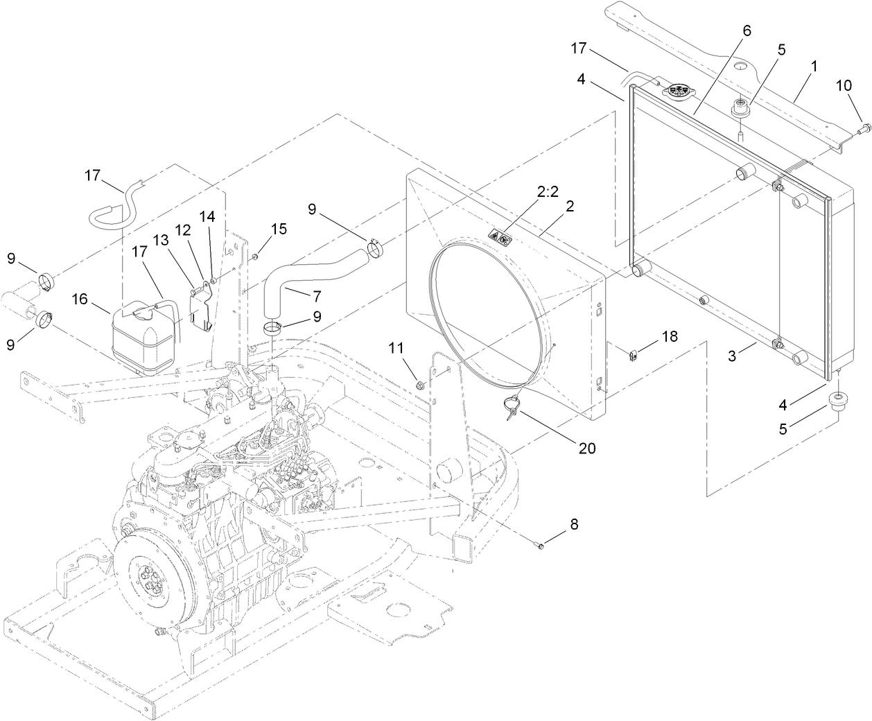 Radiator Component Assembly