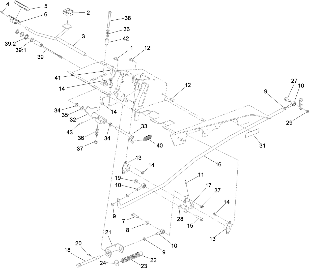 Traction Pedal Assembly