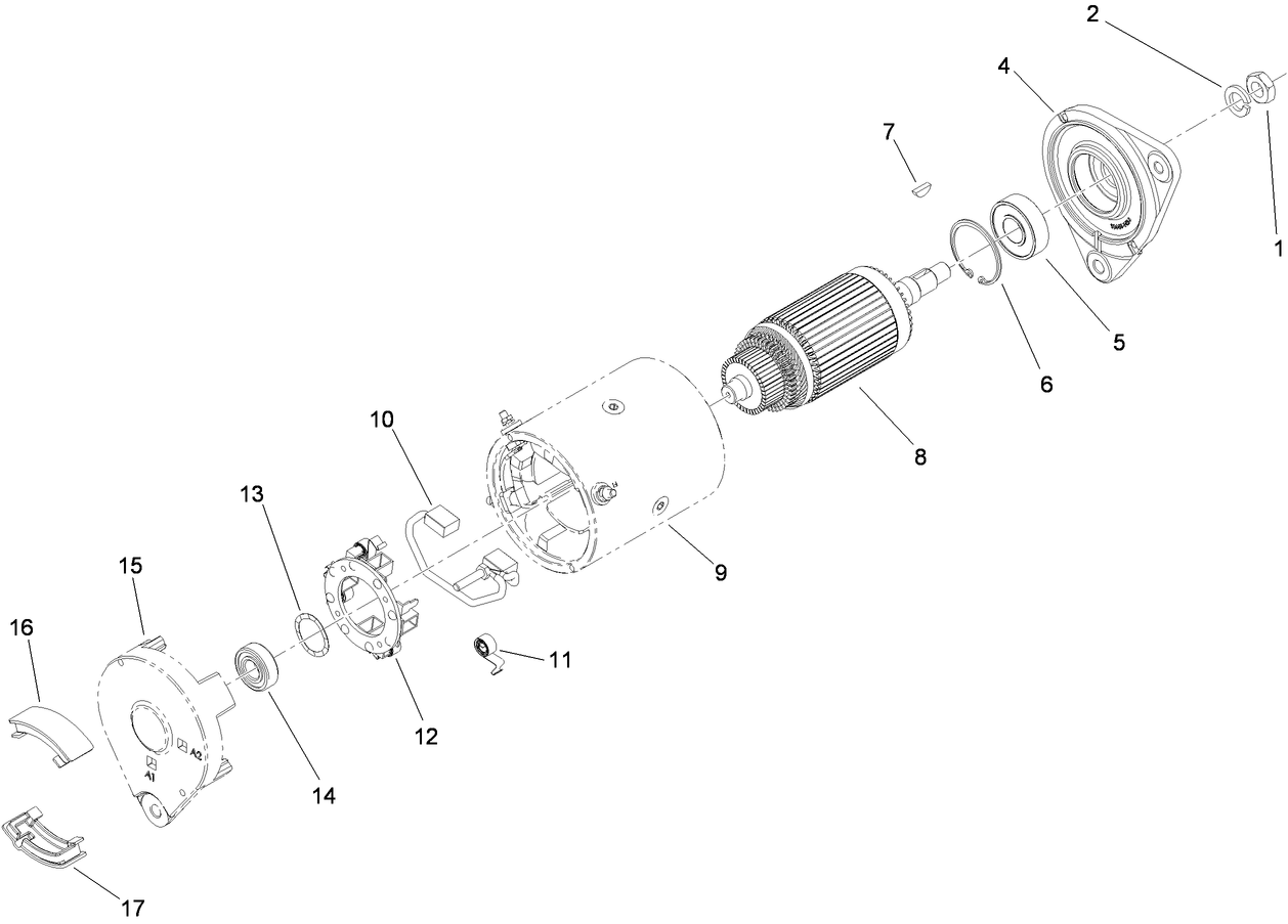 Starter Generator Assembly No. 119-9545