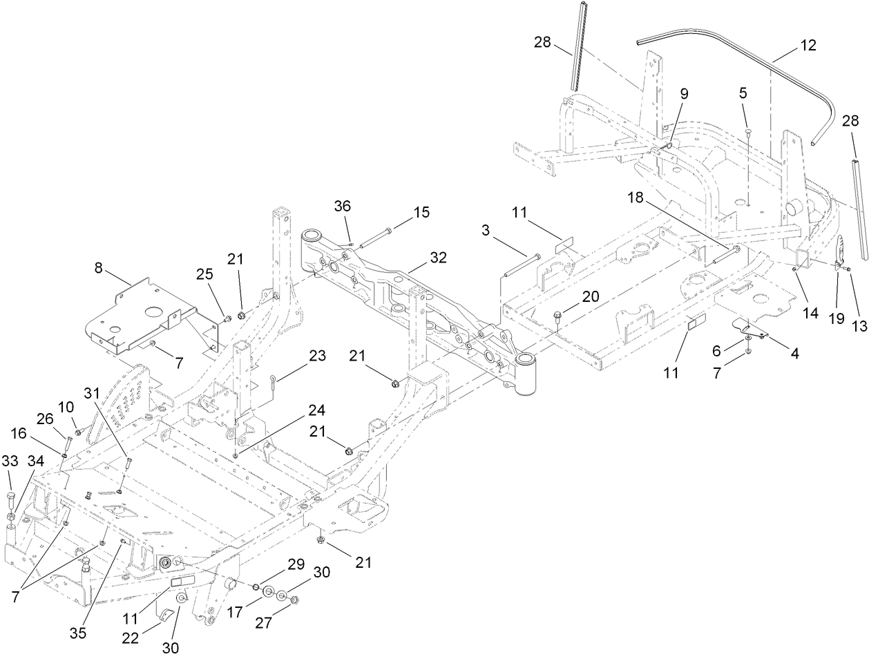 Frame And Axle Assembly