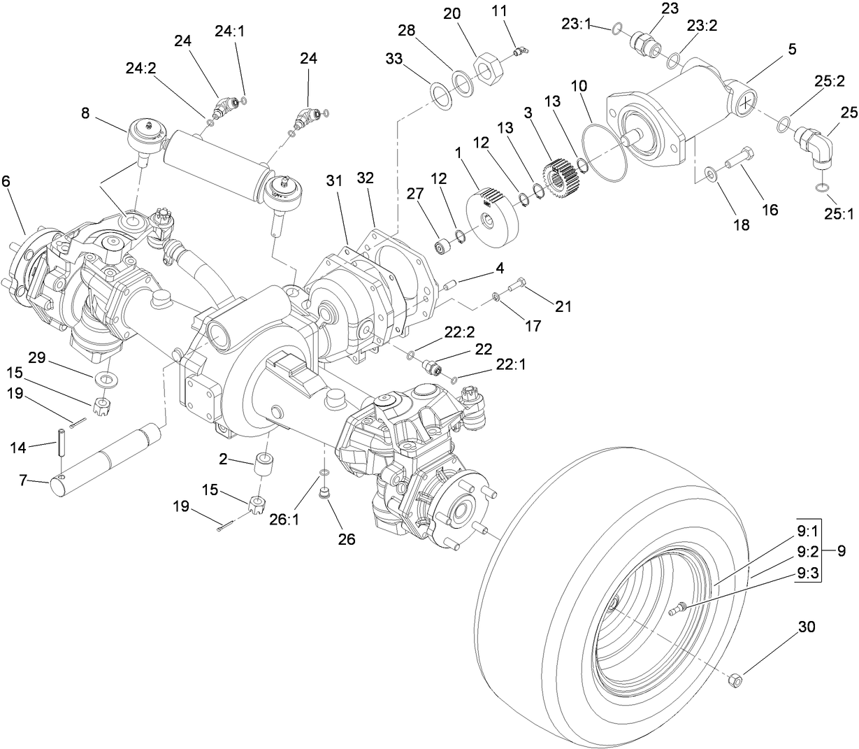 Rear Axle Assembly