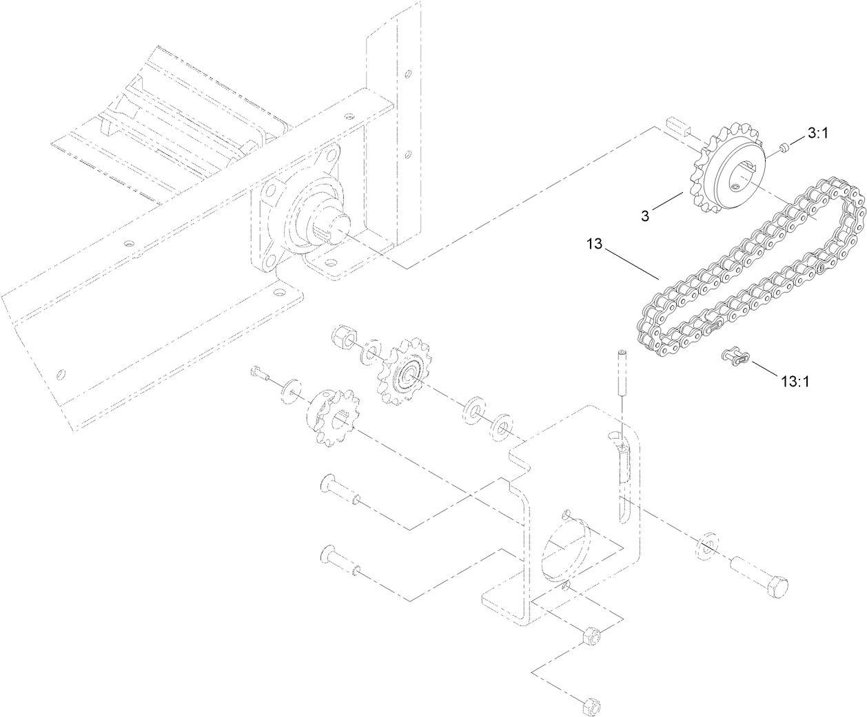 Chain and Sprocket Assembly