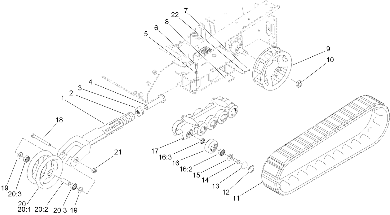 Track and Traction Assembly