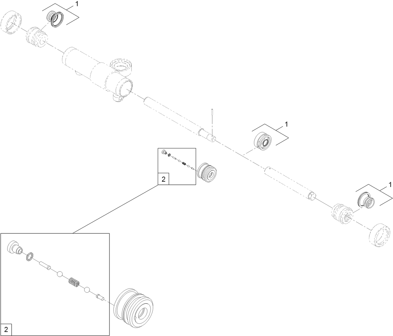 Hydraulic Cylinder Assembly No. 115-0060