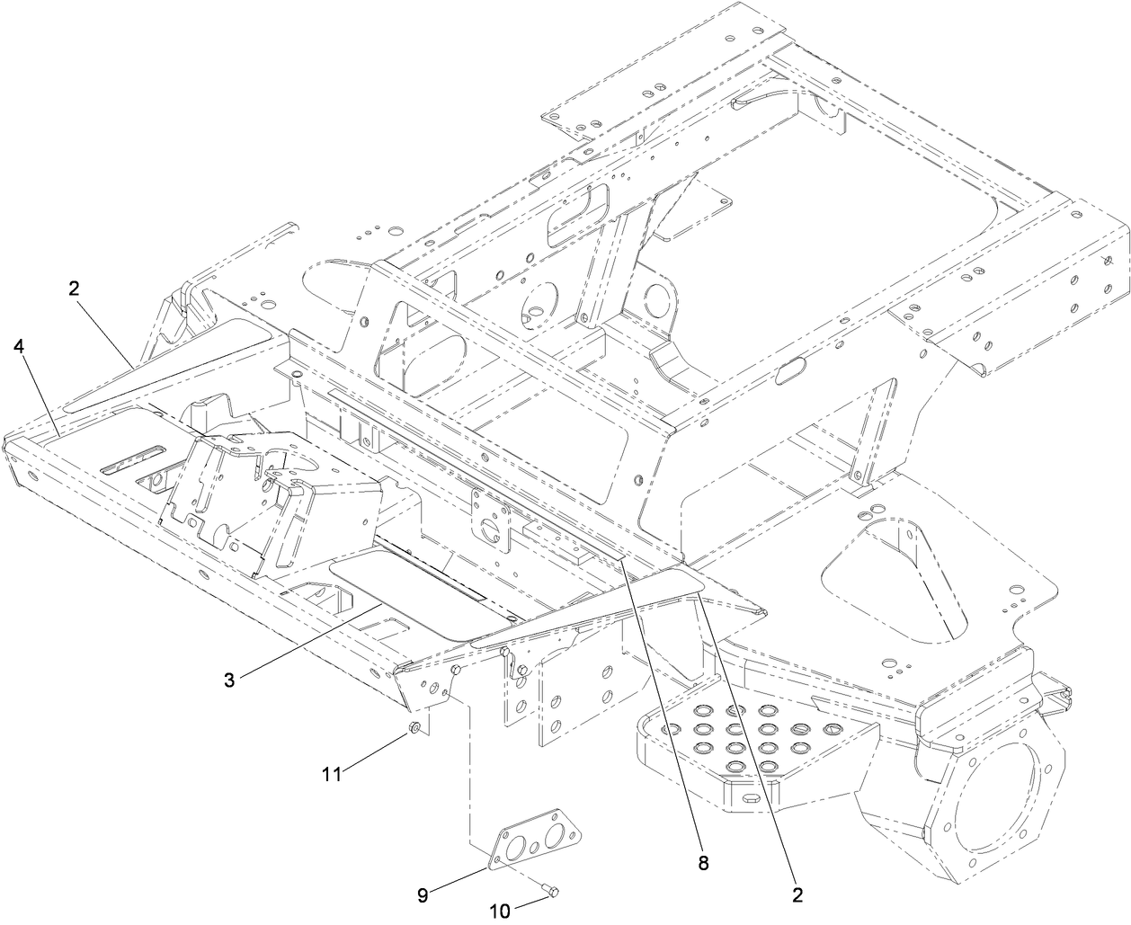 Front Frame Assembly No. 119-3872