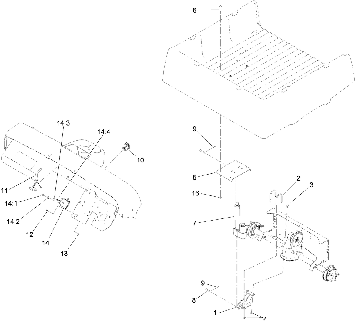 Electric Bed Lift Assembly