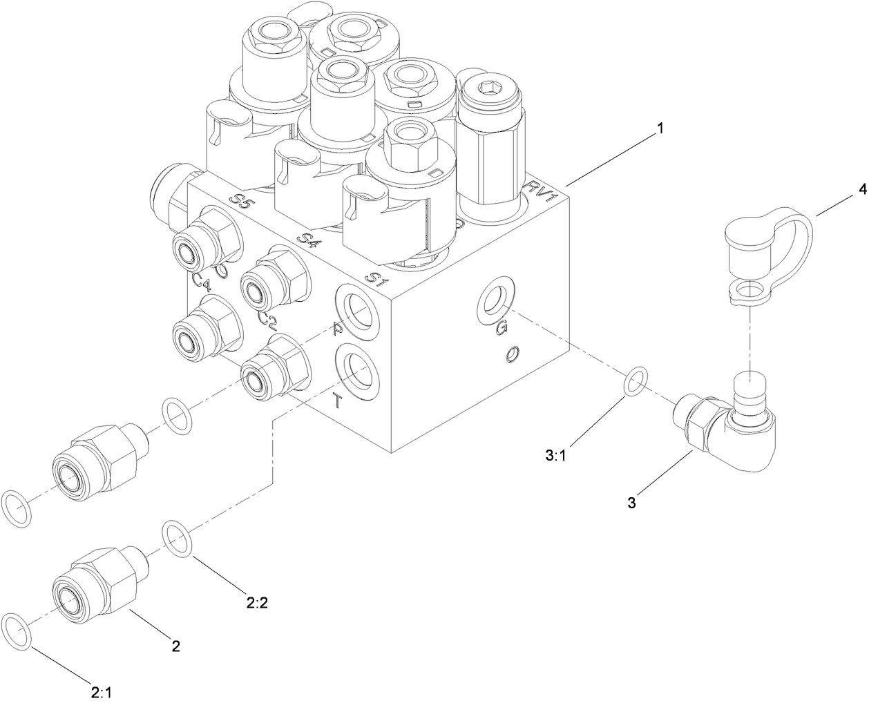 Lift Manifold Assembly No. 119-1463