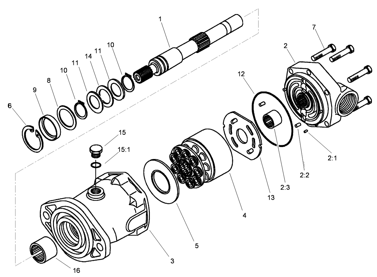 Piston Motor Assembly No. 105-1218