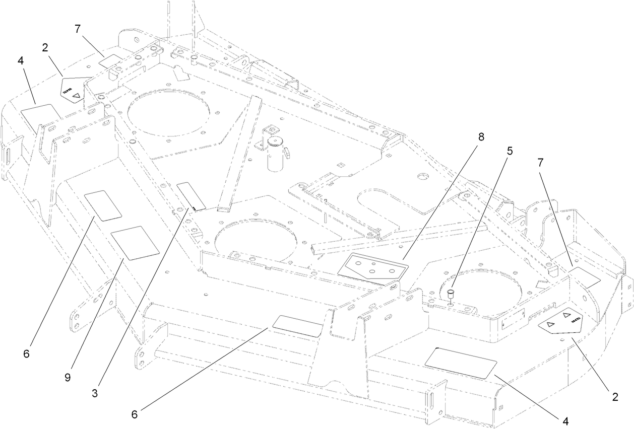 Deck and Decal Assembly No. 107-7261