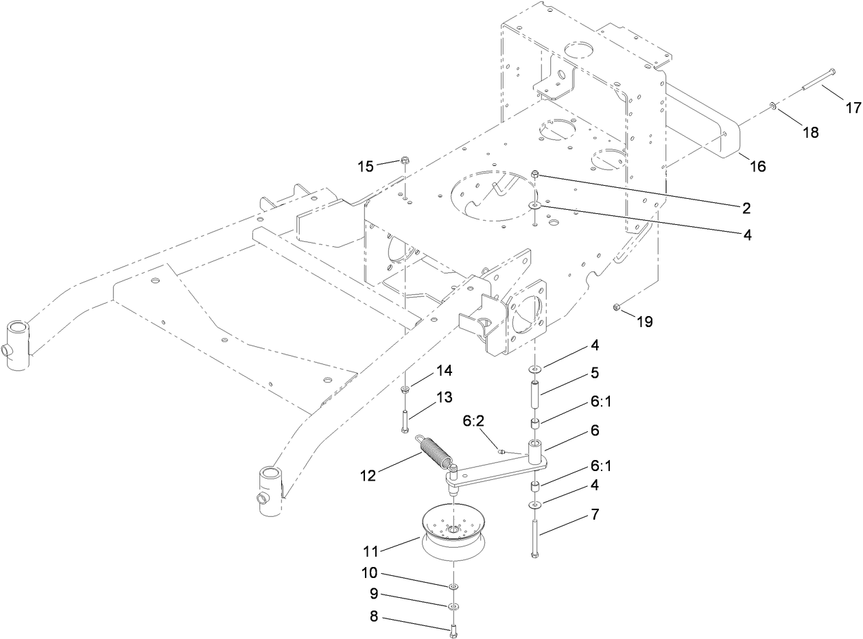 Power-Take-Off Idler and Weight Assembly