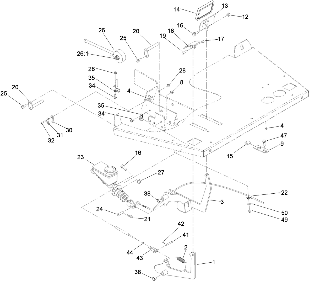 Brake and Accelerator Pedal Assembly