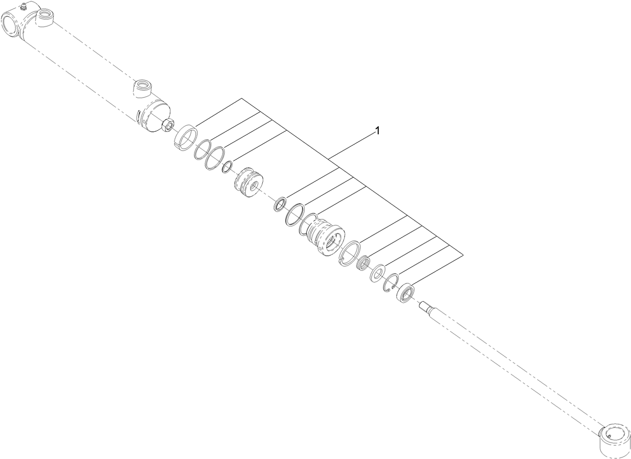 Hydraulic Cylinder Assembly No. 119-3852