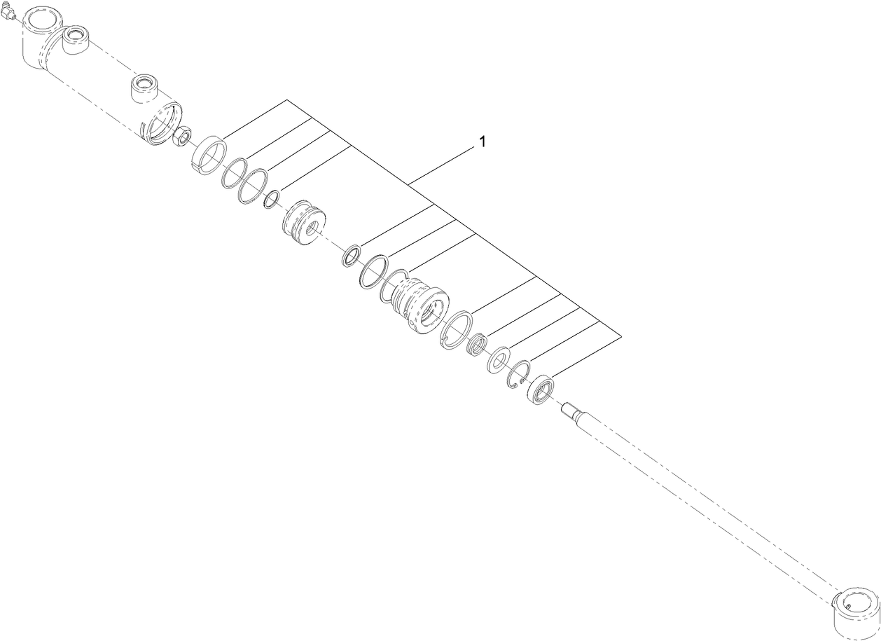 Hydraulic Cylinder Assembly No. 119-3851