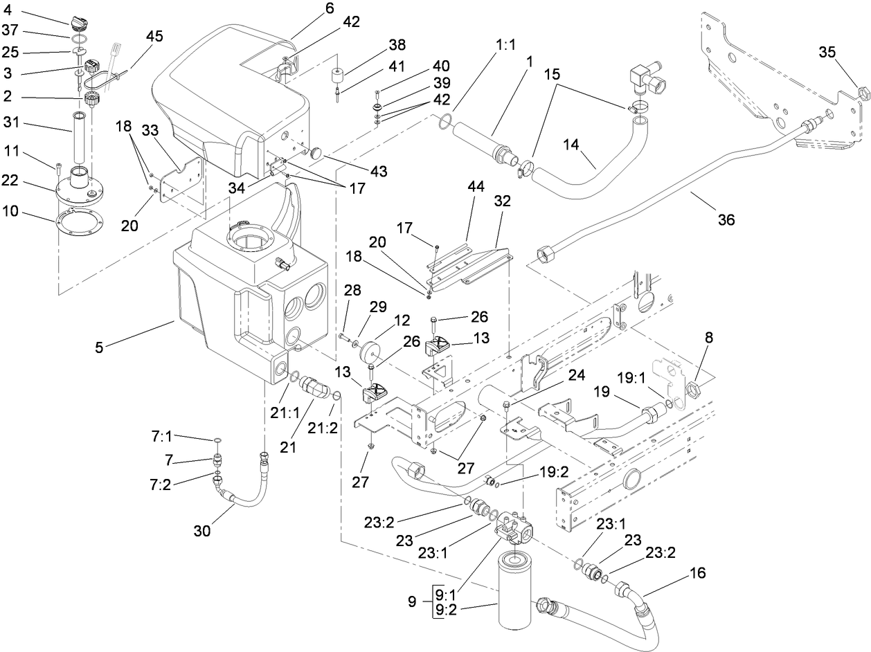 Hydraulic Tank Assembly