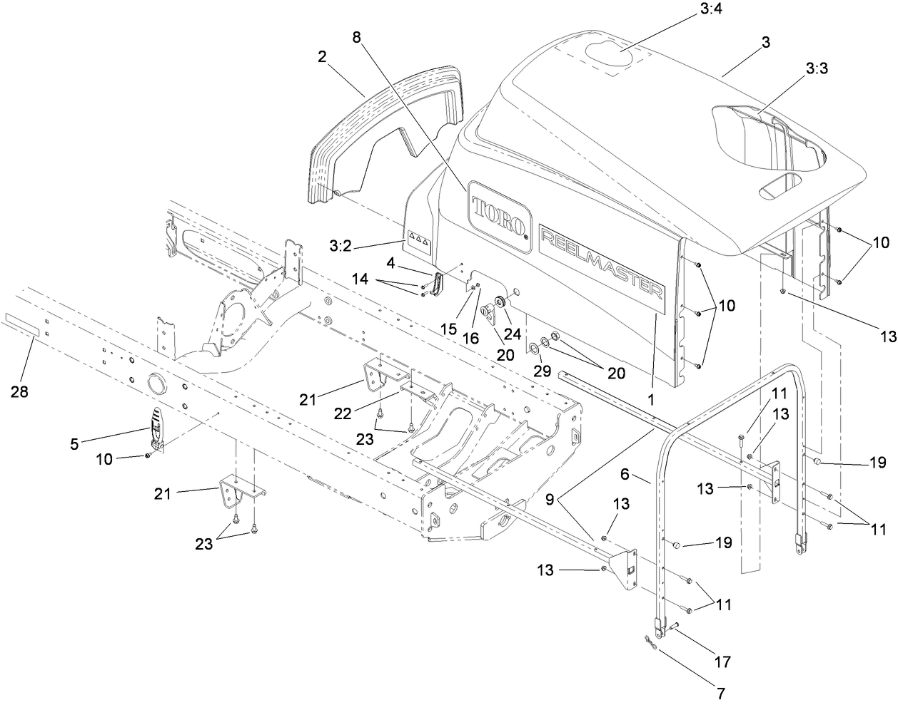 Hood and Body Panel Assembly