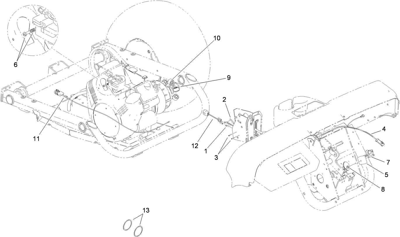 Key Start Assembly No. 119-9534