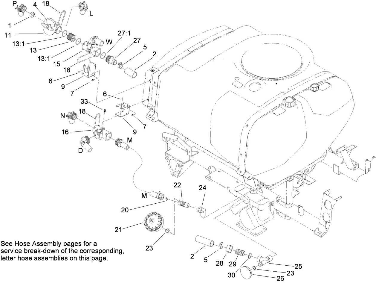 Sprayer Component Assembly No. 1