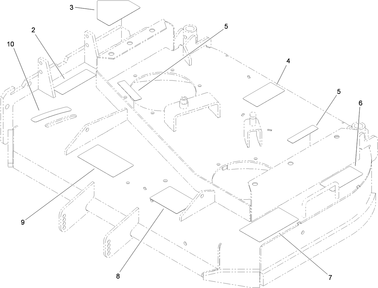 Deck Decal Assembly No. 112-7080