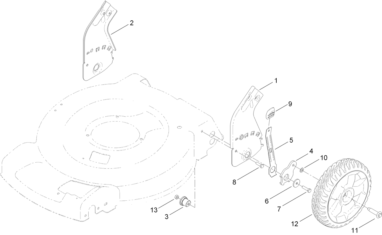 Height-of-Cut and Rear Wheel Assembly