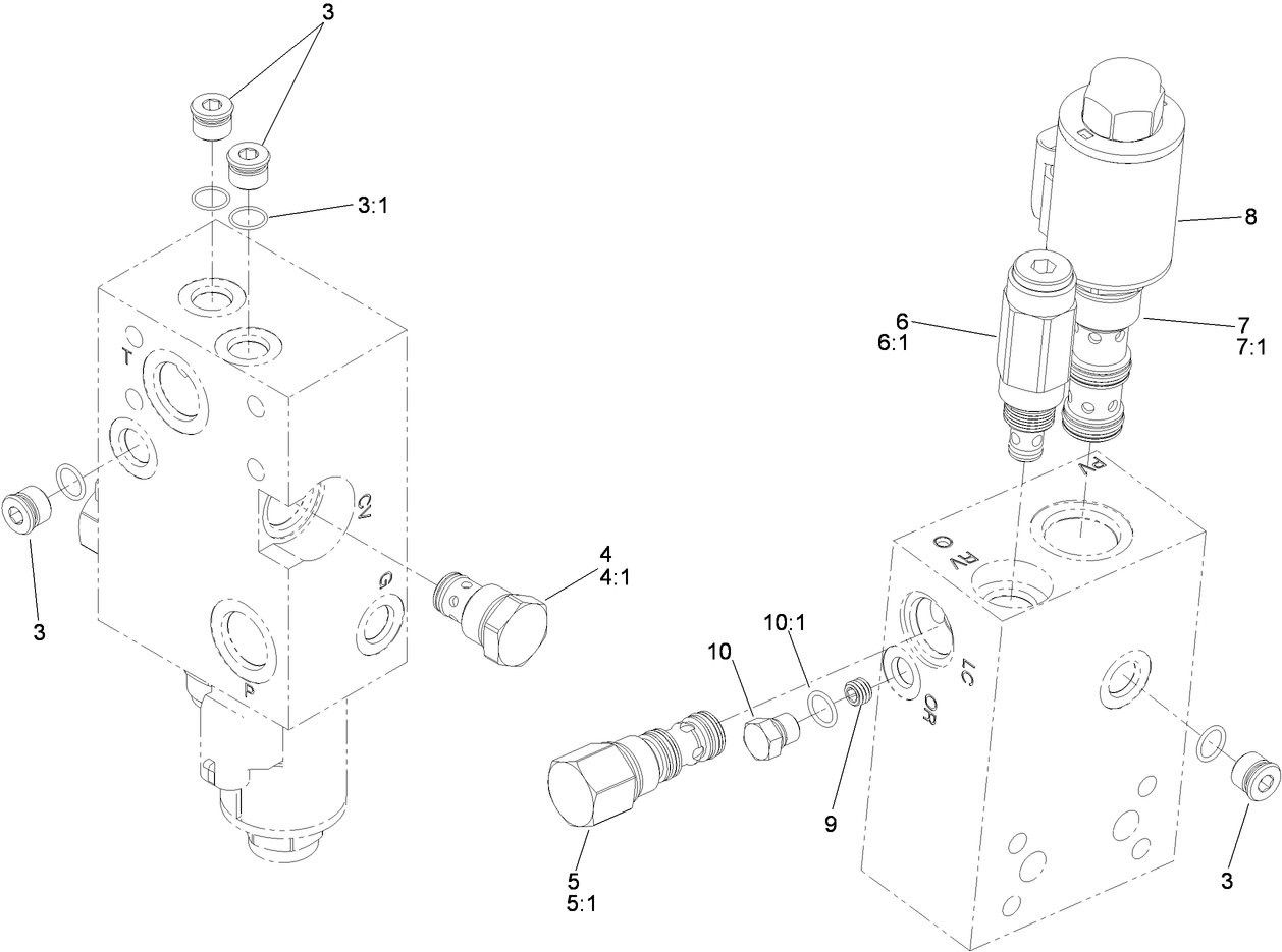 Pump Control Valve Assembly No. 117-0708