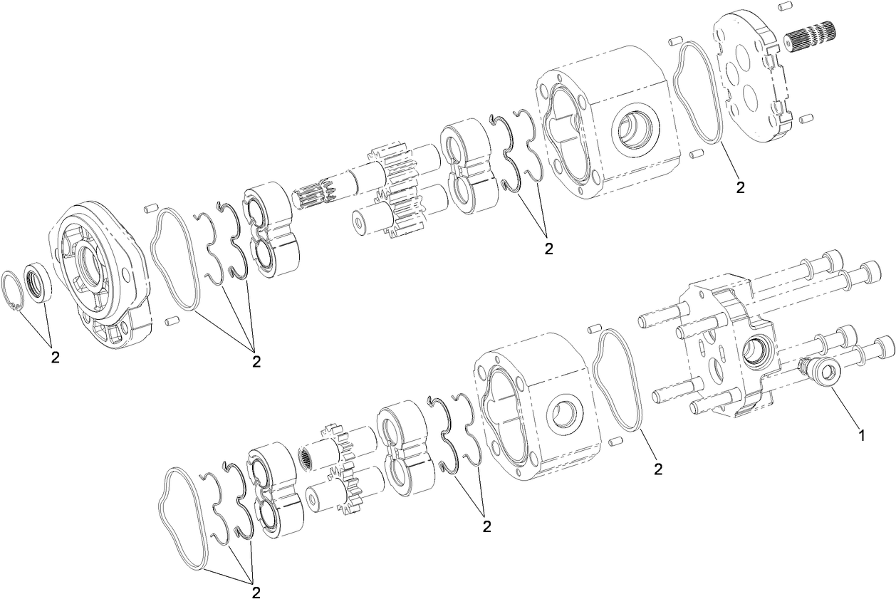 Tandem Pump Assembly No. 119-5038