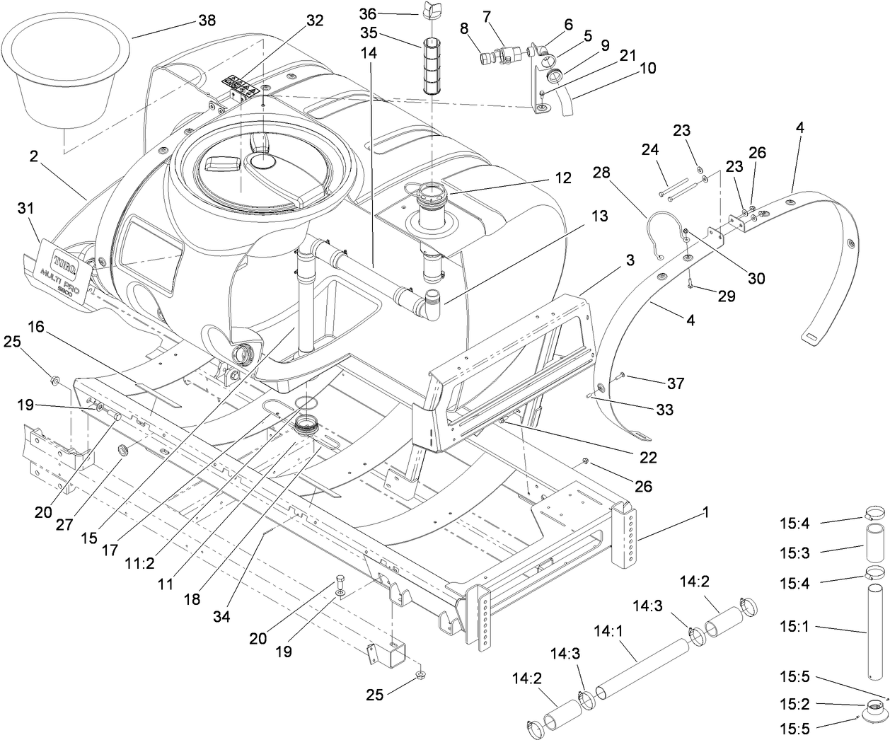 Saddle and Tank Mount
