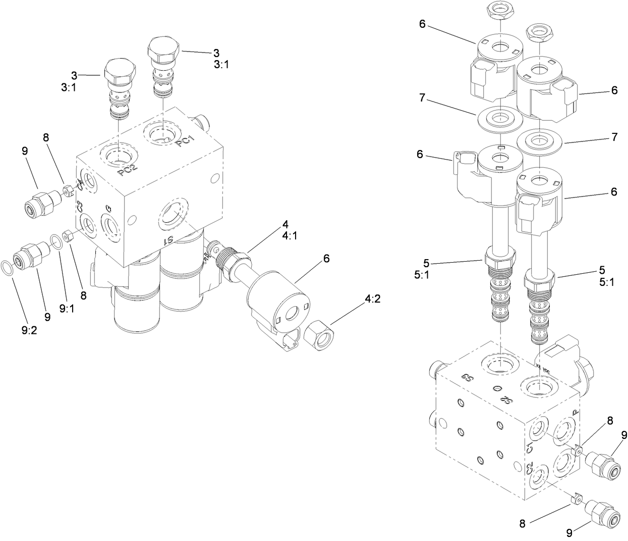 On-Off Boom Lift Valve No. 117-0702