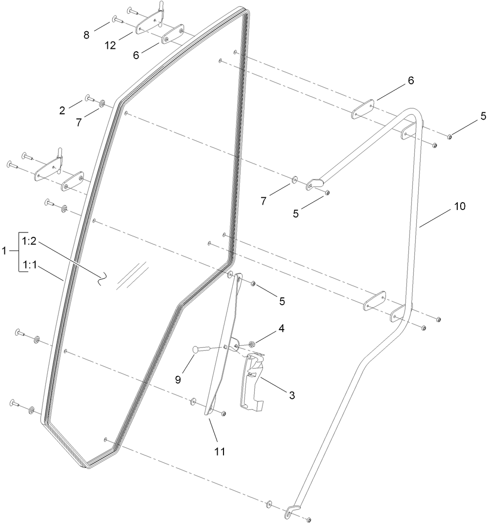 Cab Right Door Assembly