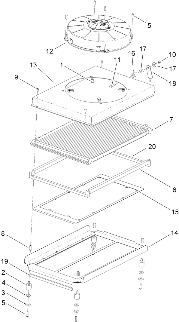 Cab Condensor Assembly