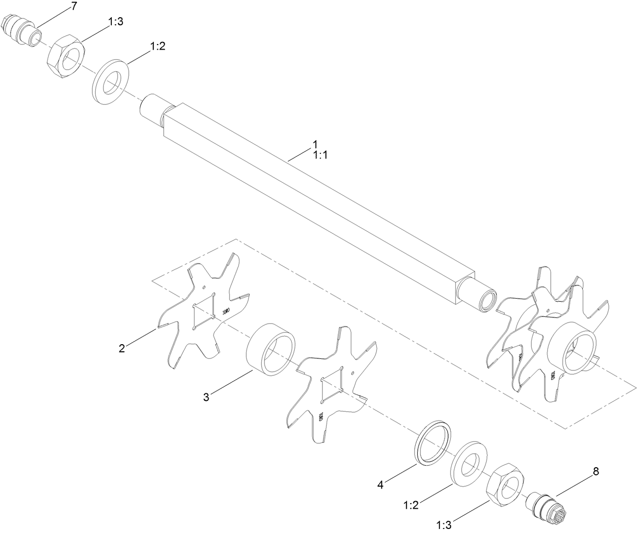 Shaft and Blade Assembly
