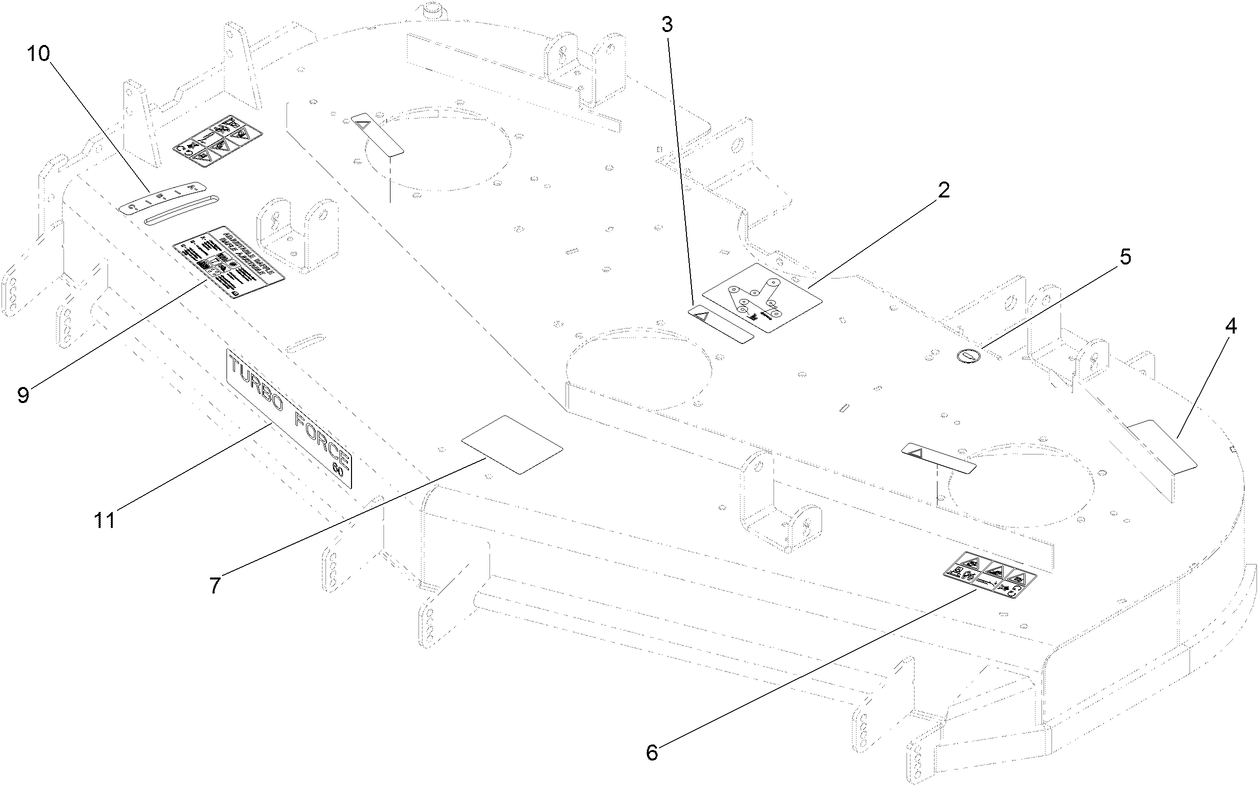 Deck Decal Assembly No. 114-4489