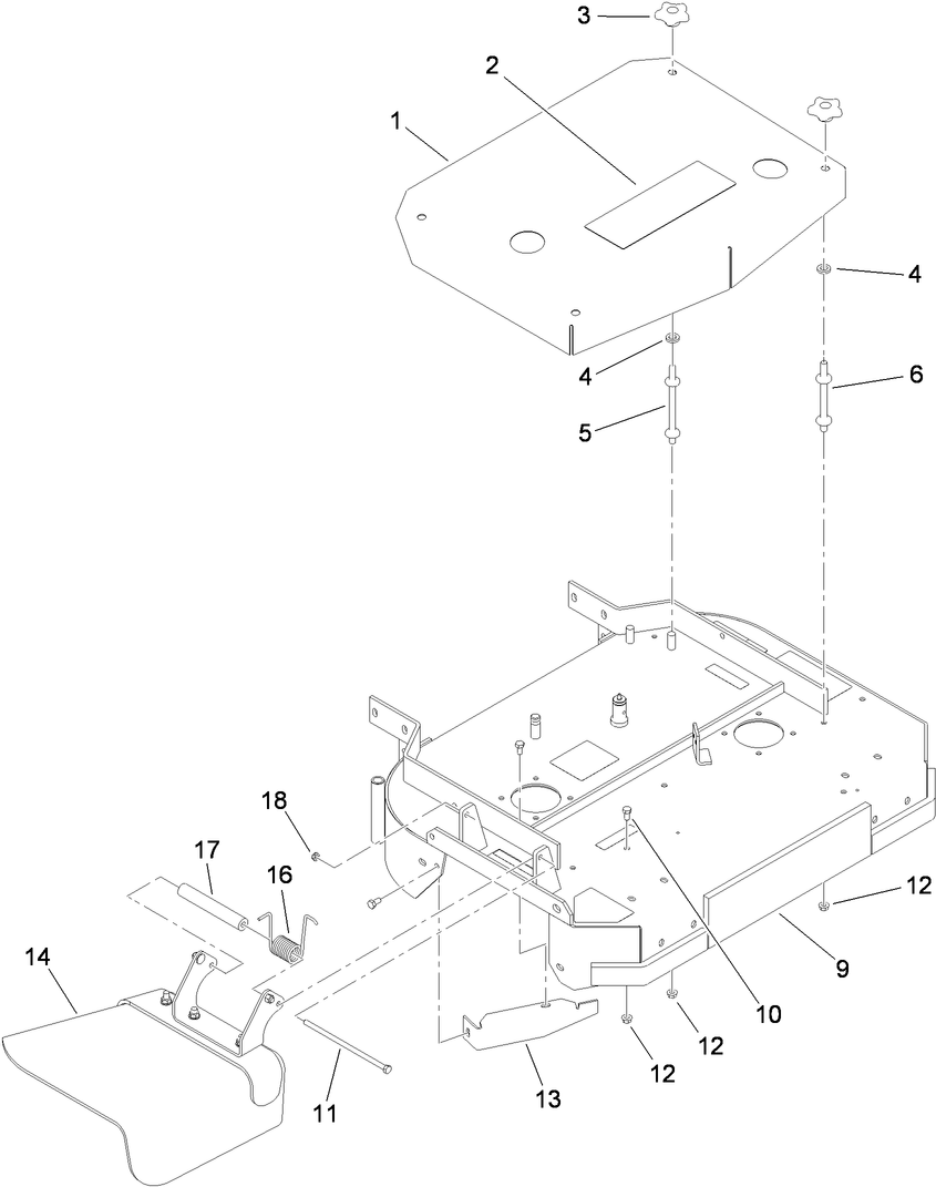 Deck and Shield Assembly