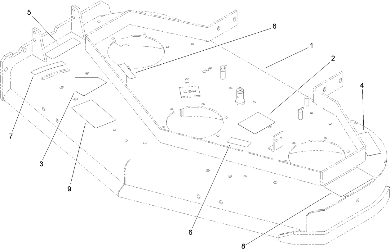 Deck Decal Assembly No. 110-4909