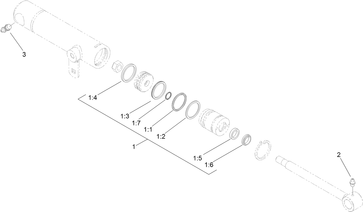 Hydraulic Cylinder Assembly No. 119-6991