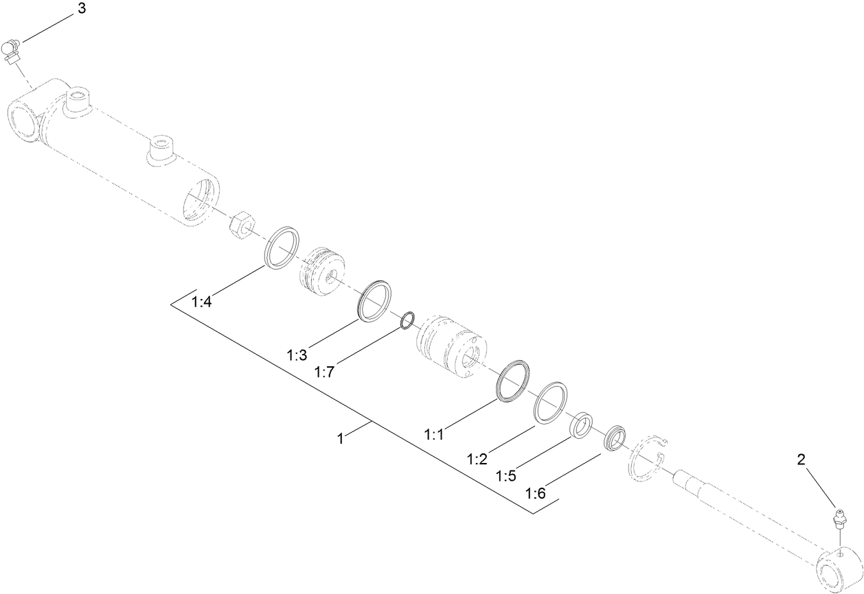 Hydraulic Cylinder Assembly No. 119-6989