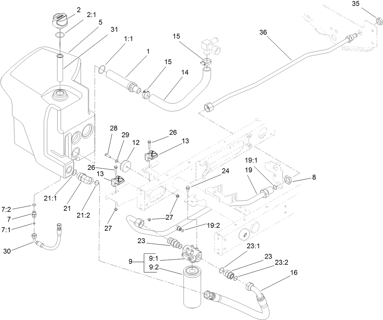 Hydraulic Tank Assembly