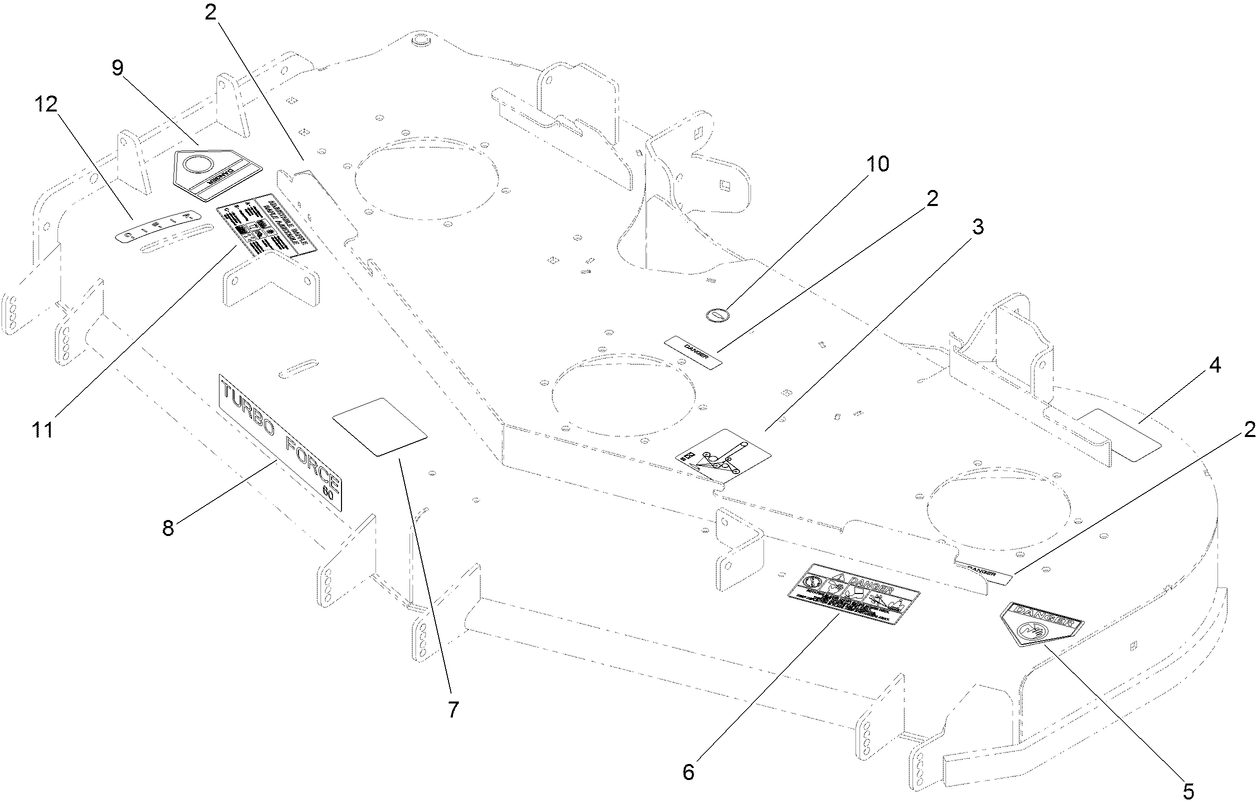 Deck Decal Assembly No. 114-5815