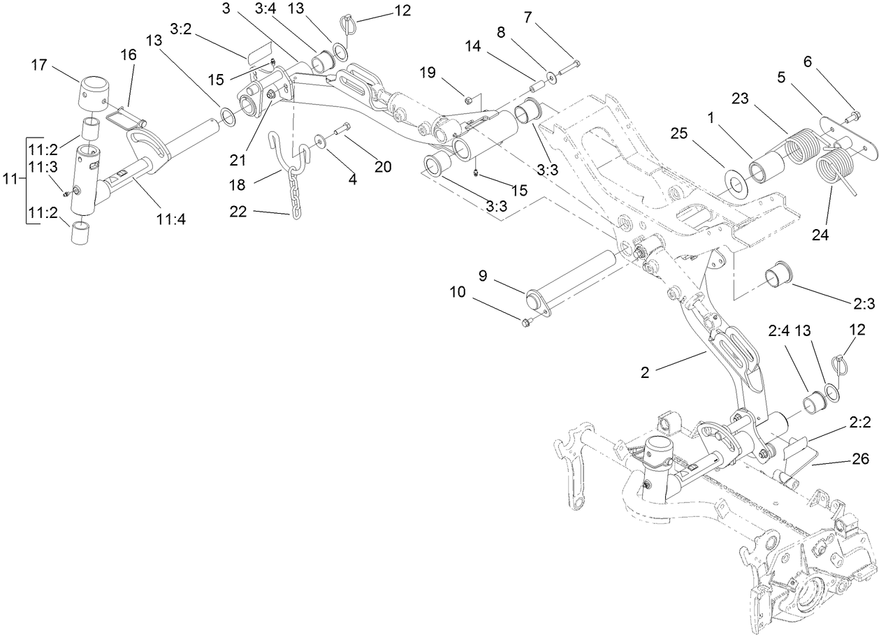 Rear Lift Arm Assembly