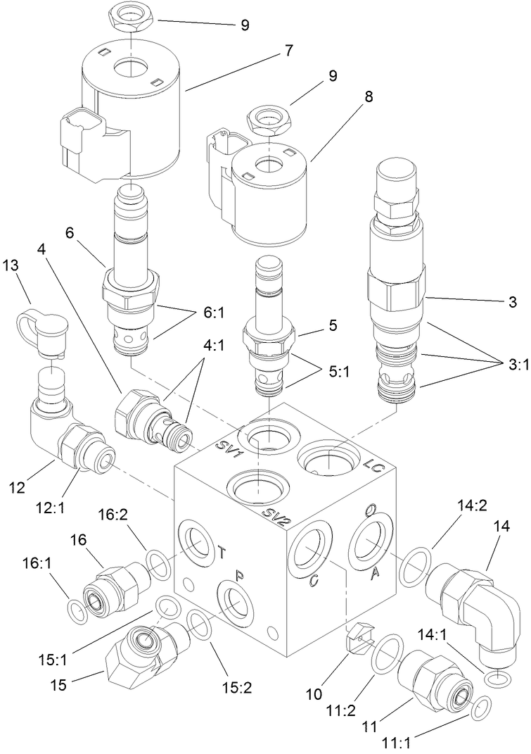 Hydraulic Valve Assembly No. 119-4830