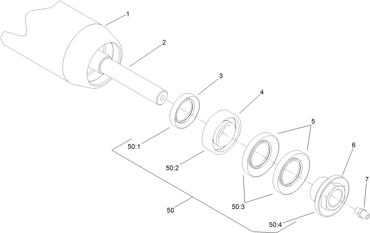 Optional 3 Inch Diameter Short Roller Assembly  No. 114-5417